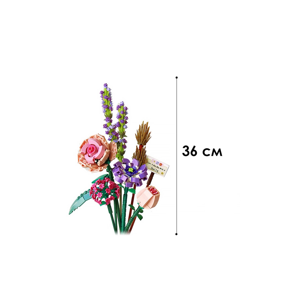 Конструктор LOZ mini Букет квітів 1 (1657) - зображення 4