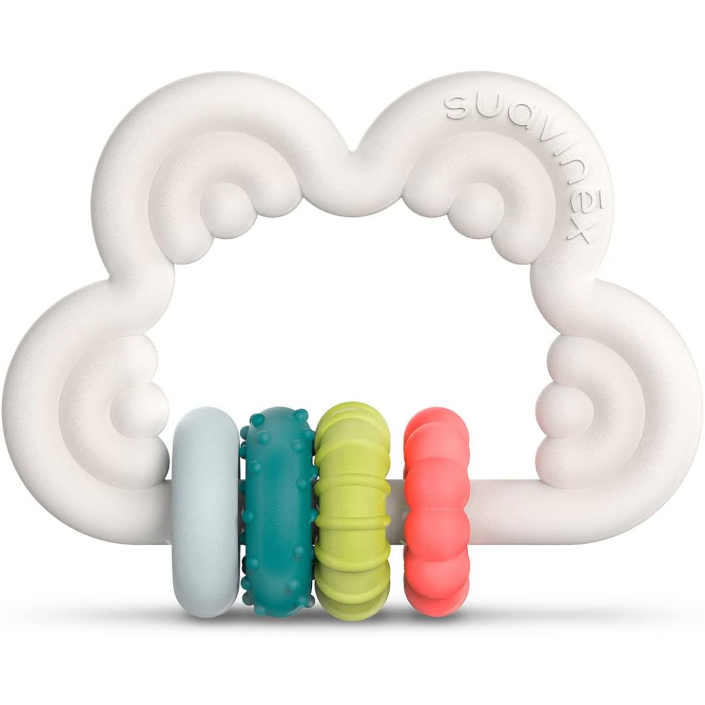 Прорізувач Suavinex силіконовий з бряскальцем/ мультиколір (401439) - зображення 1