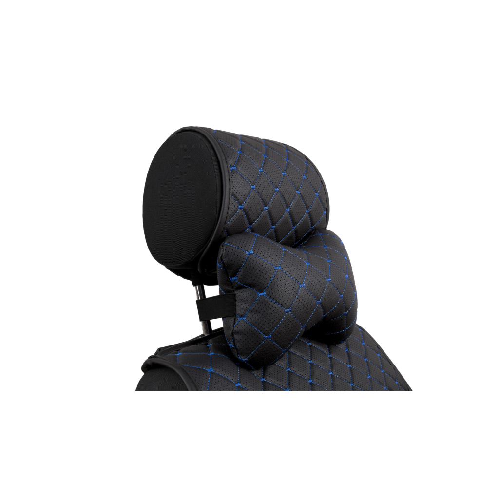 Подушка EVAtech ECO 27х16 см чорна з синьою ниткою (SPCRBL) - зображення 2