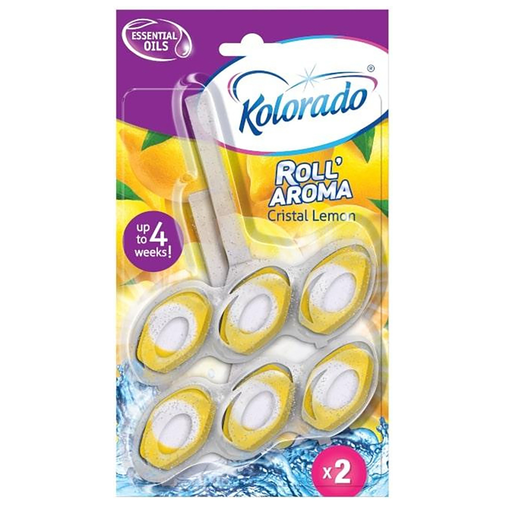 Туалетний блок Kolorado Лимон 51 г 2 шт. (5902506009295) - зображення 1