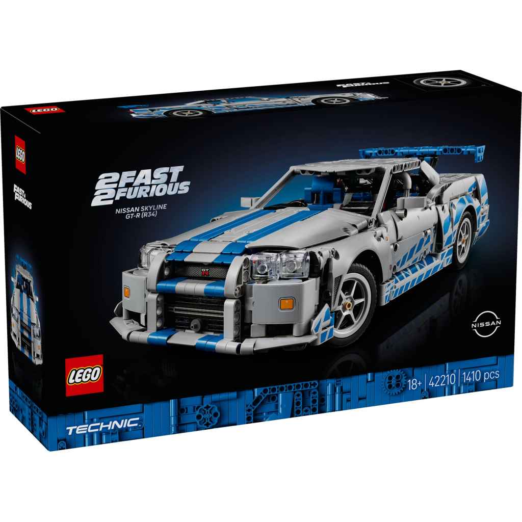 Конструктор LEGO Technic Подвійний форсаж Автомобіль Nissan Skyline GT-R (42210) - зображення 1