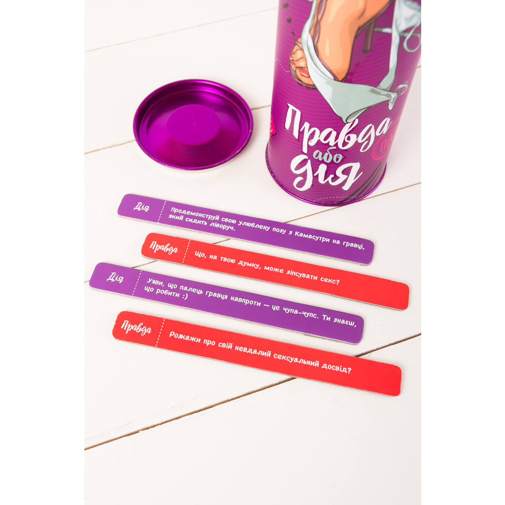 Настільна гра 18+ Fun Games Shop Правда або Дія: для Пар, українська (FGS18) - зображення 2