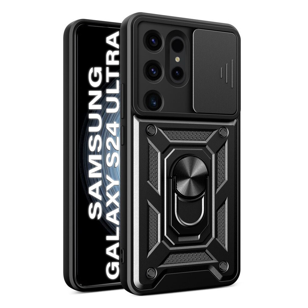 Чохол до мобільного телефона BeCover Military Samsung Galaxy S24 Ultra SM-S928 Black (710683) - зображення 1