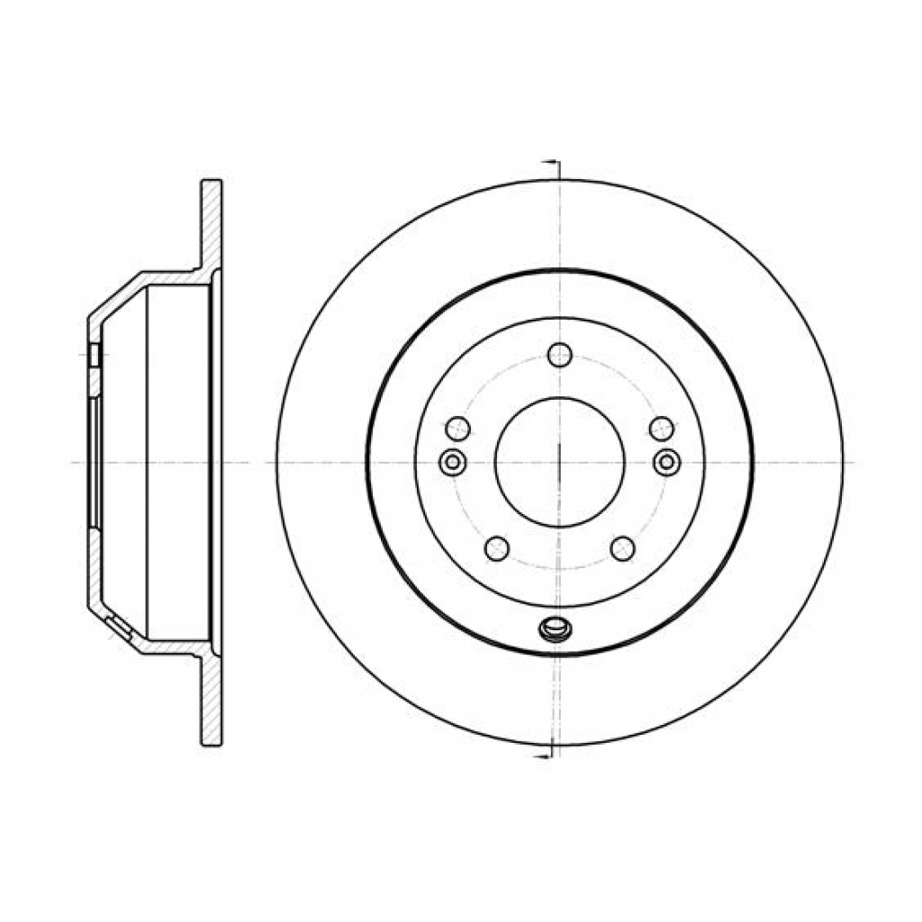 Гальмівний диск REMSA 61373.00 - зображення 1