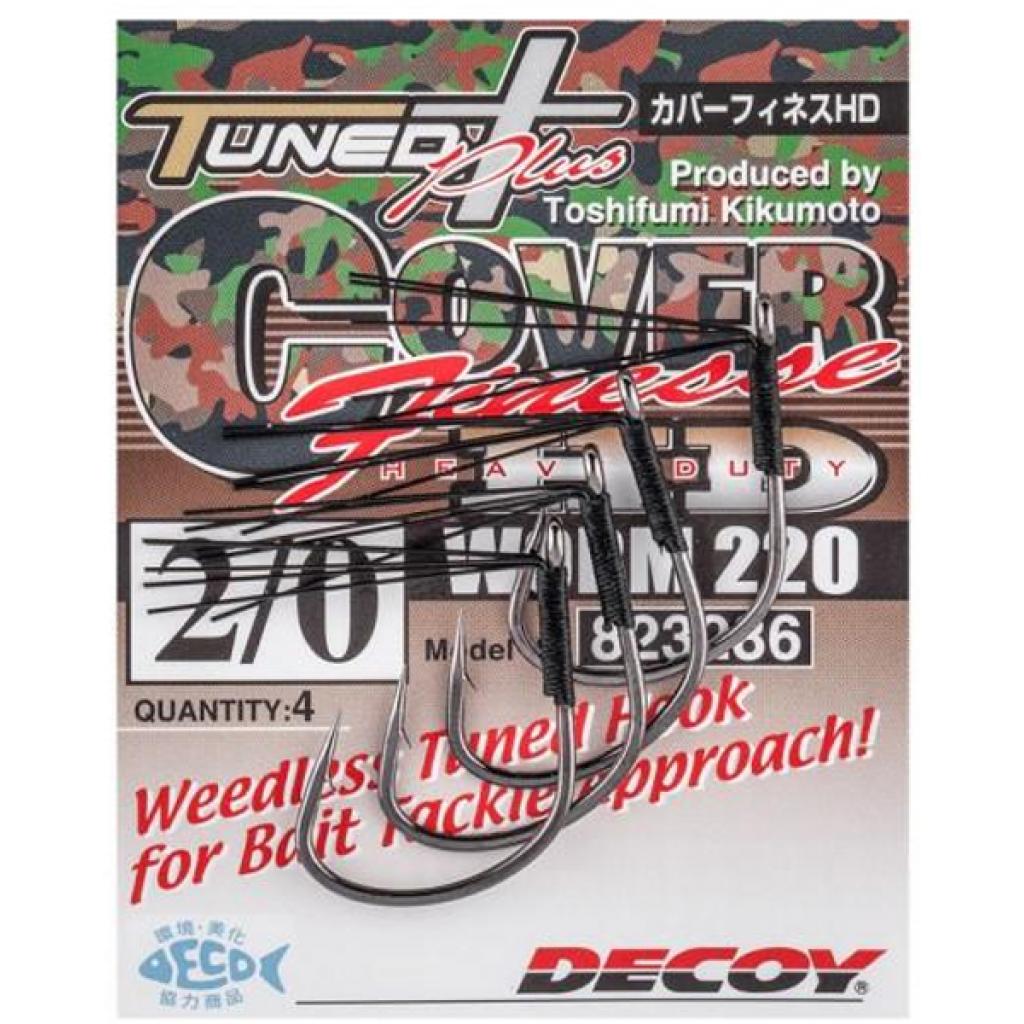 Гачок Decoy Worm220 Cover Finesse HD 1/0 (5 шт/уп) (1562.08.00) - зображення 2