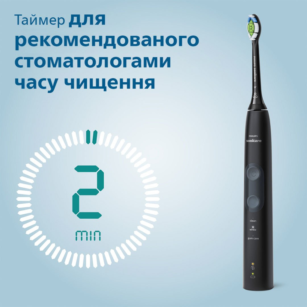 Електрична зубна щітка Philips HX6850/47 - зображення 11