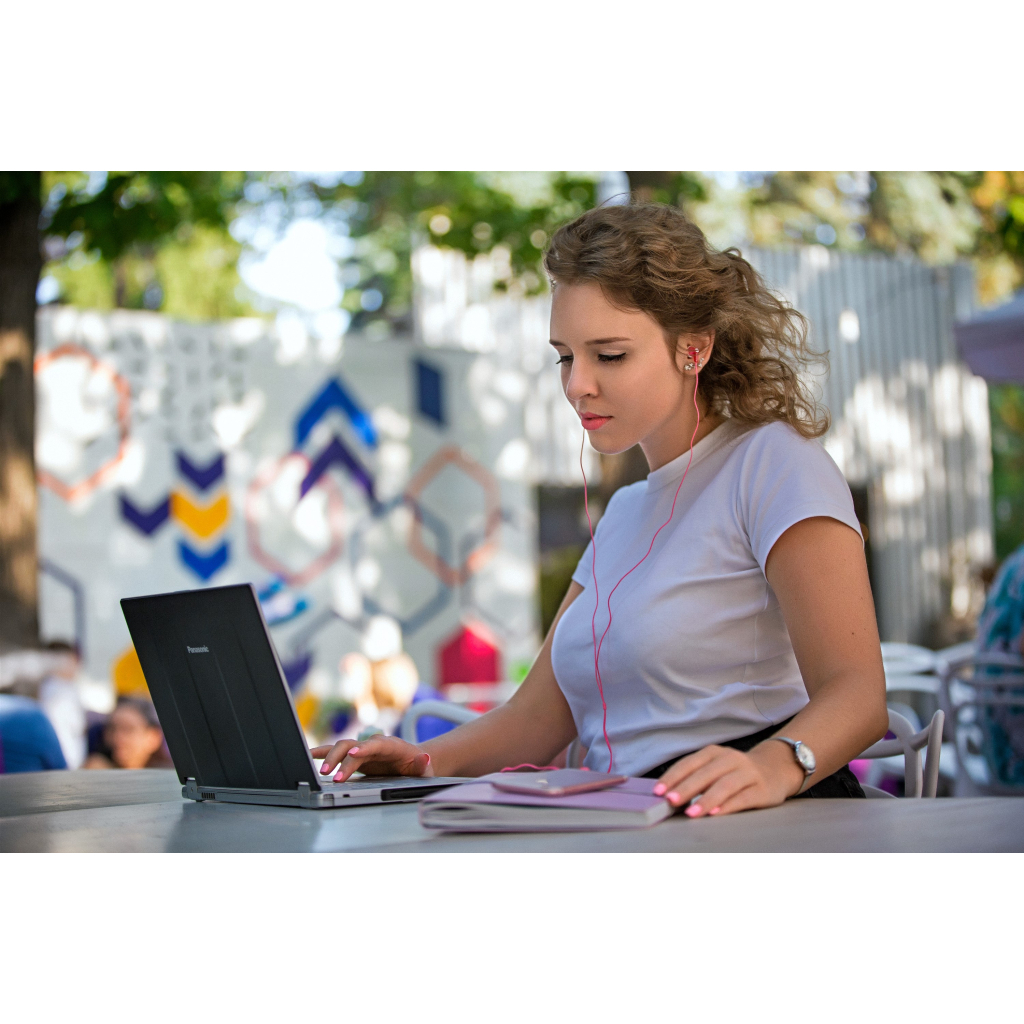 Навушники Panasonic RP-HJE119EEA Pink - зображення 5