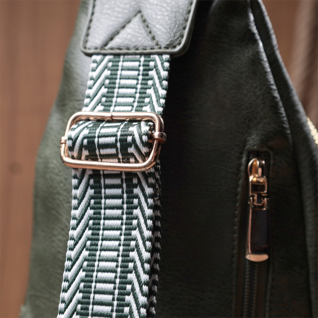 Сумка Vintage З екошкіри Зелена (22756) - зображення 11