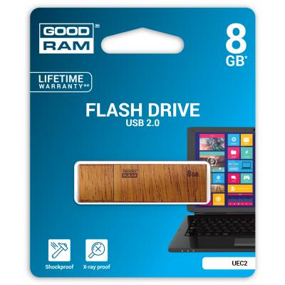 USB флеш накопичувач Goodram 8GB UEC2 Eco USB 2.0 (UEC2-0080N0R11) - зображення 4