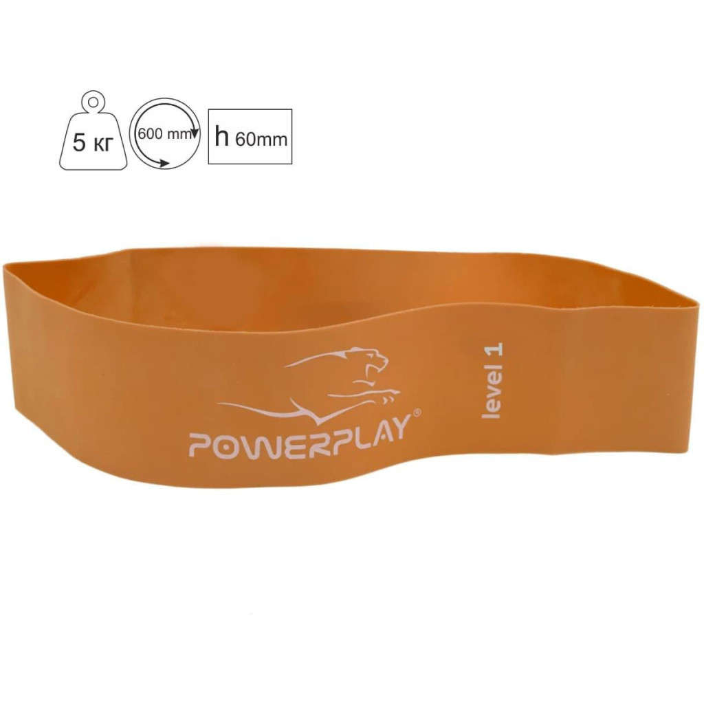 Еспандер PowerPlay 4140 Level 1 Помаранчева (PP_4140_Orange) - зображення 2