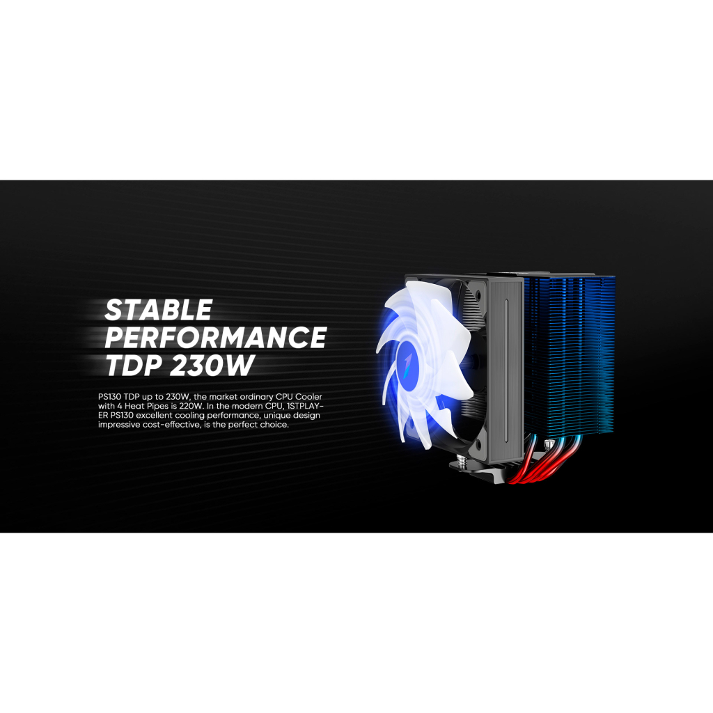 Кулер до процесора 1stPlayer PS130-BK - изображение 11