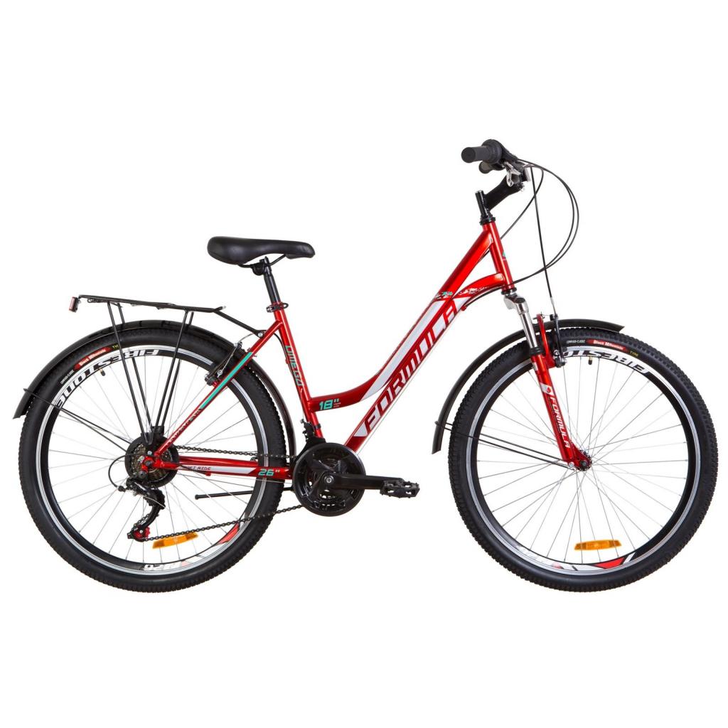 Велосипед Formula 26" OMEGA AM Vbr рама-18" 2019 червоний з багажником (OPS-FR-26-306) - зображення 1