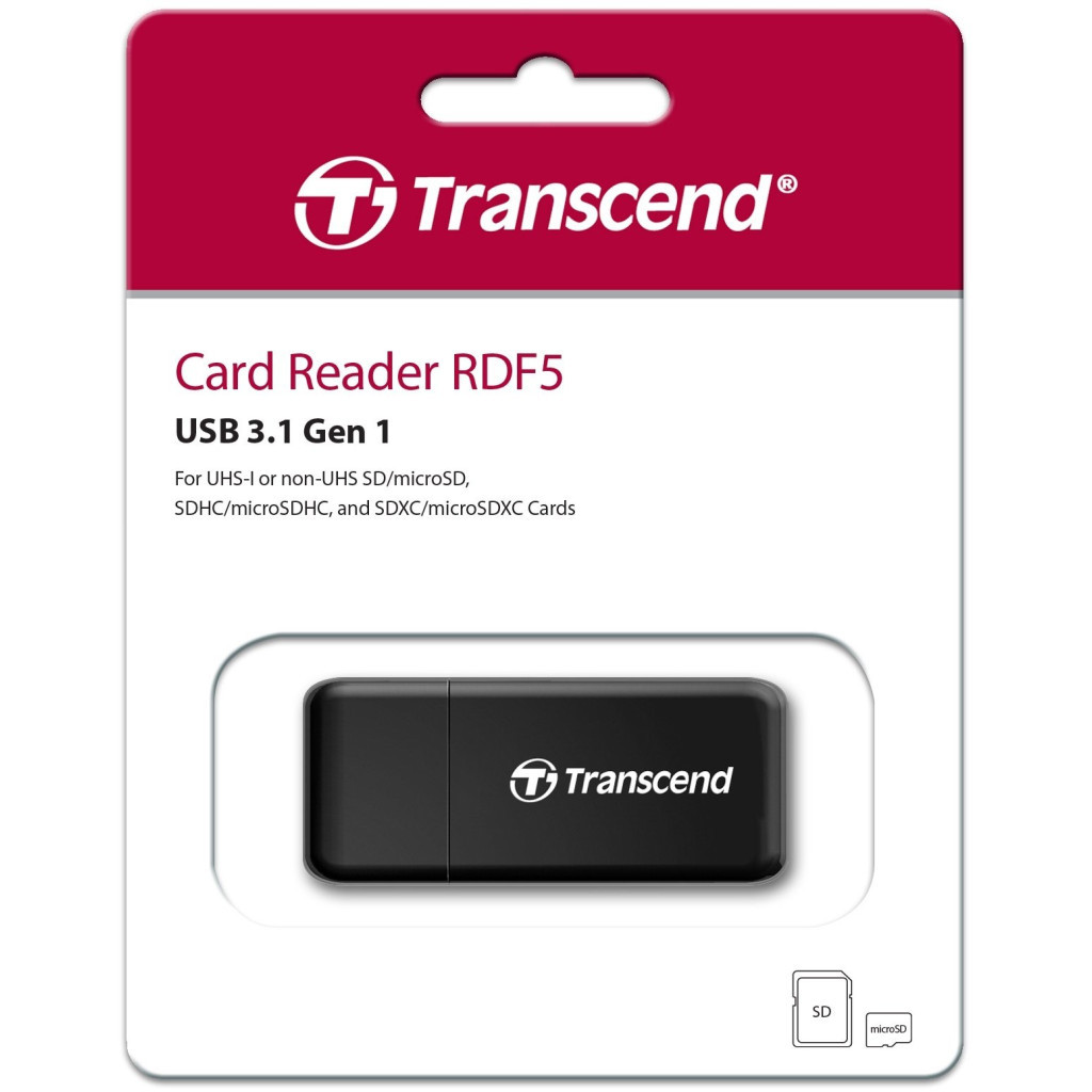 Зчитувач флеш-карт Transcend TS-RDF5K - зображення 4