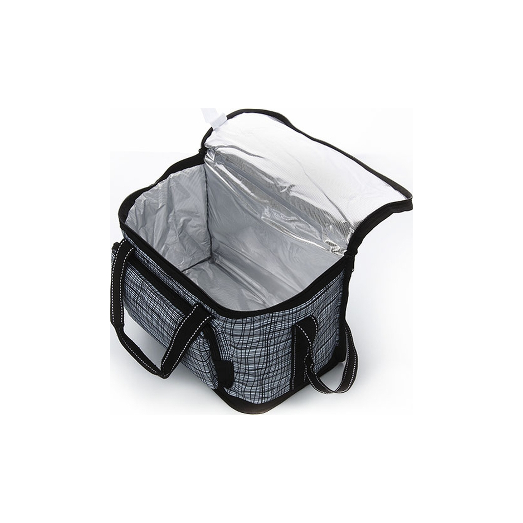 Термосумка СИЛА 15 л чорно-біла (32х20х24 см) (960604) - изображение 2