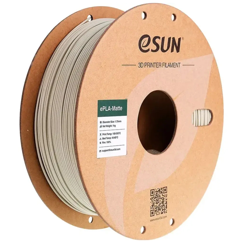 Пластик для 3D-принтера eSUN ePLA-Matte 1кг, 1.75мм, light khaki (ePLA-Matte-P175LK1) - зображення 1