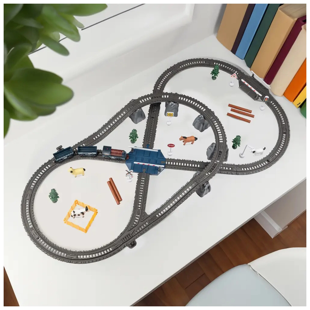 Залізниця Otamanko Мандрівний Експрес електрична залізниця 90 деталей (AU2885) - зображення 8