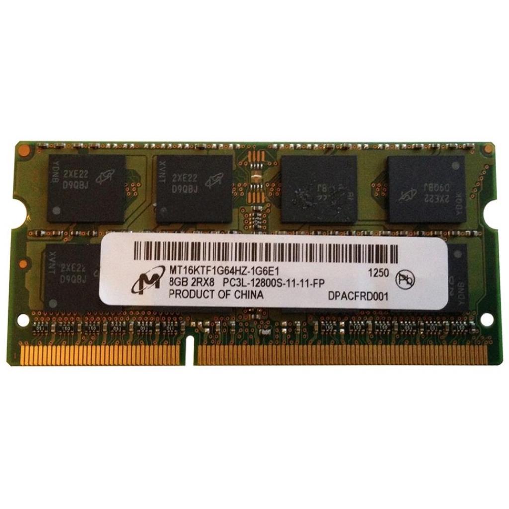Модуль пам'яті для ноутбука SoDIMM DDR3L 8GB 1600 MHz Micron (MT16KTF1G64HZ-1G6E1) - зображення 1