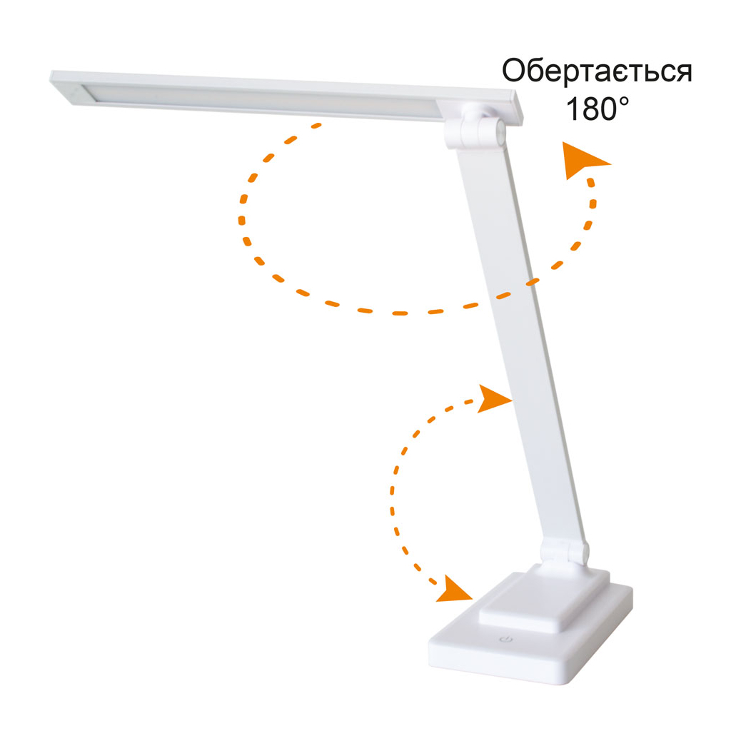 Настільна лампа Євросвітло LED Ridy-10-2 10 Вт біла - зображення 7