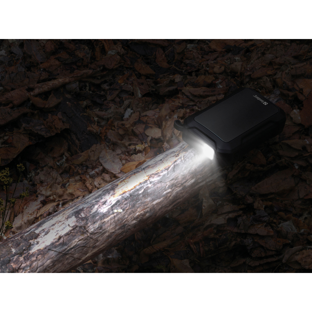 Батарея універсальна Sandberg 10000mAh, Hand Warmer, flashlight 1W, USB-C/USB-A 2A/5V (420-65) - зображення 6