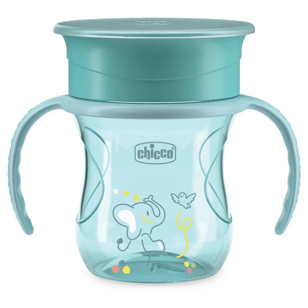 Поїльник-непроливайка Chicco Perfect Cup 200 мл. від 12 місяців (блакитна) (06951.25) - изображение 1