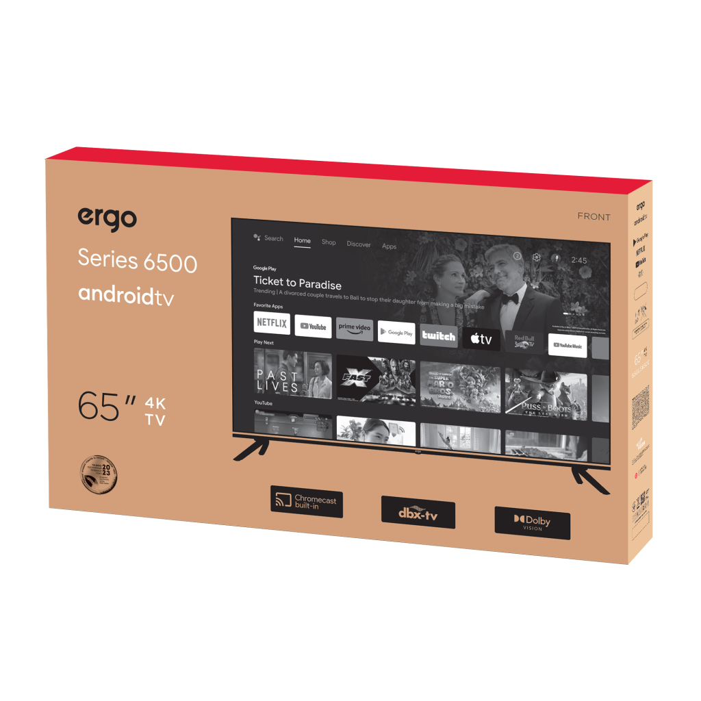 Телевізор Ergo 65GUS6500 - зображення 9