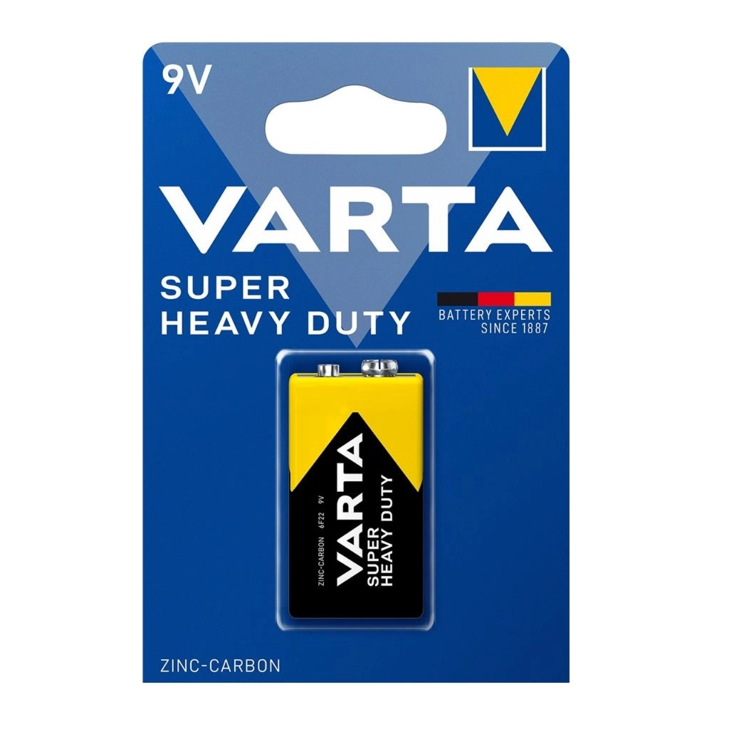 Батарейка Varta Крона 6F22 Superlife Zinc-Carbon * 1 (02022101411) - зображення 1