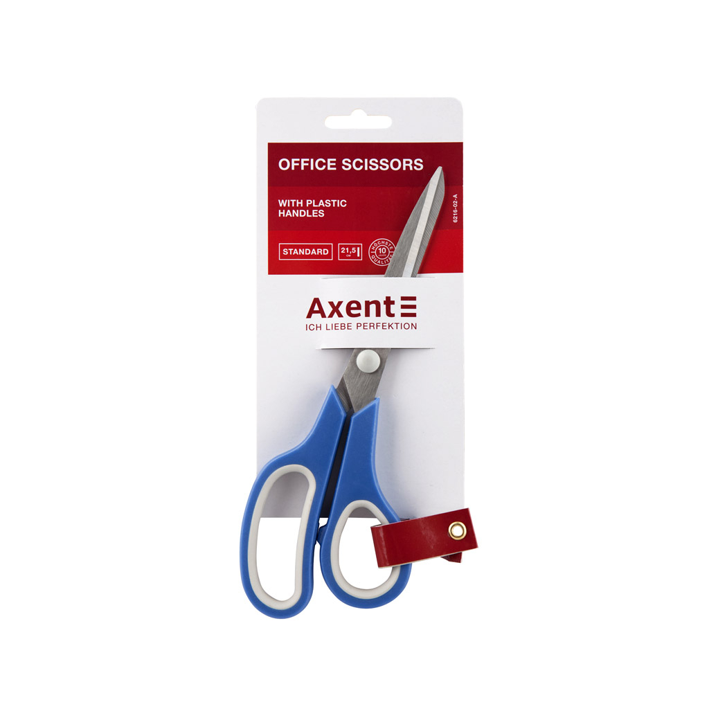Ножиці Axent Standard, 21,5 см, сині (6216-02-A) - изображение 2