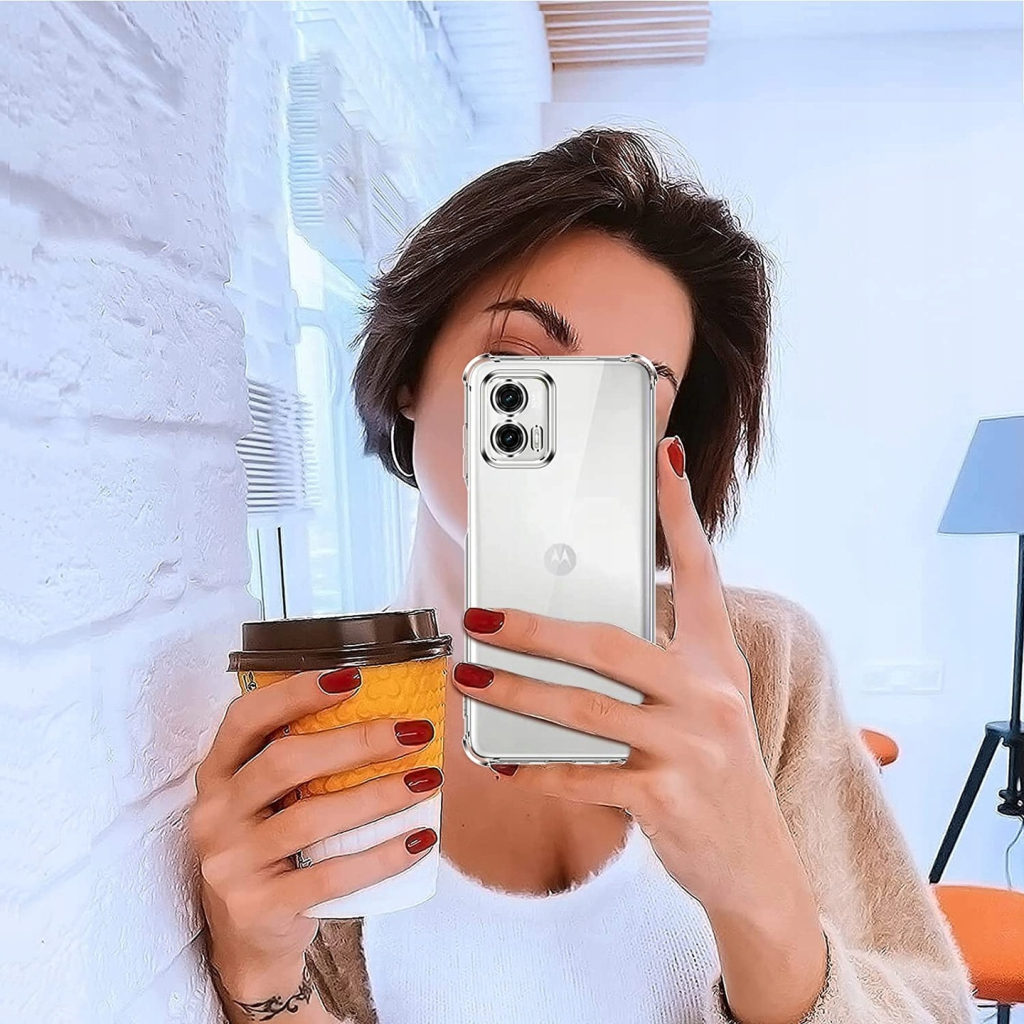 Чохол до мобільного телефона BeCover Anti-Shock Motorola Moto G73 Clear (709827) - зображення 5