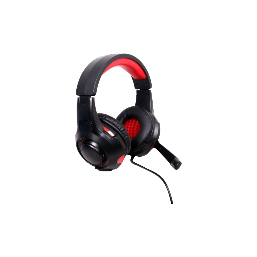 Навушники Gembird GHS-U-5.1-01 Black/Red (GHS-U-5.1-01) - зображення 3