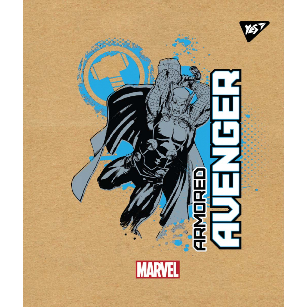 Зошит Yes А5 Avenger Крафт 18 аркушів клітинка (765084) - зображення 4
