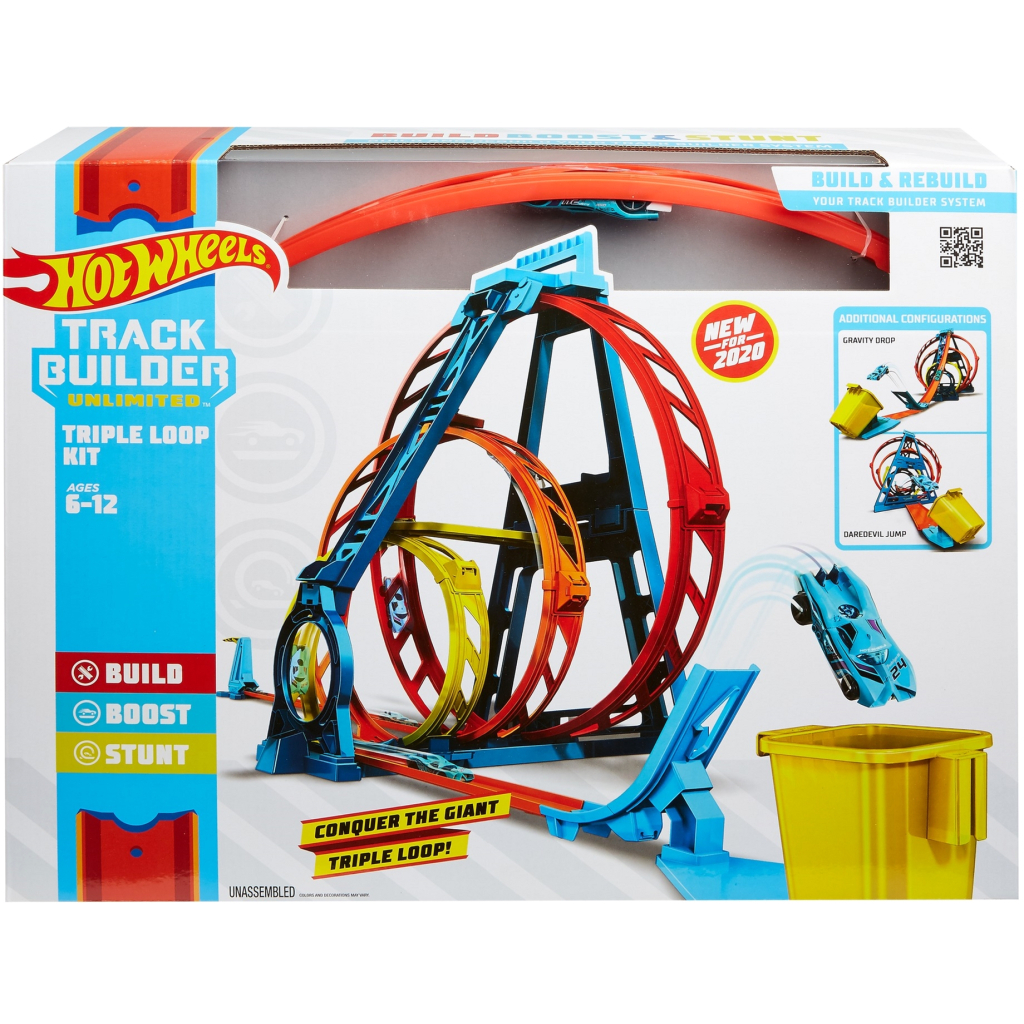 Автотрек Hot Wheels Потрійна петля (GLC96) - зображення 4