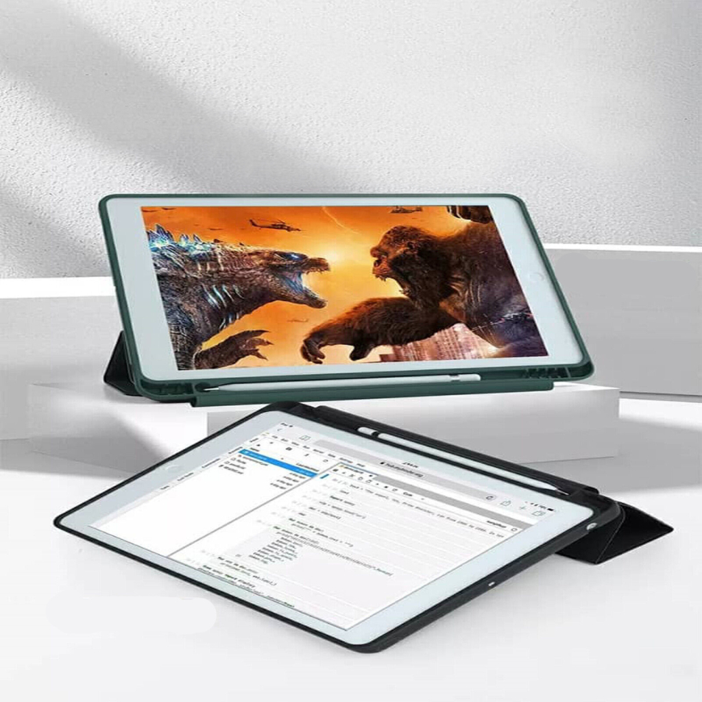 Чохол до планшета BeCover Tri Fold Soft TPU mount Pencil Apple iPad 10.9" 2022 Gray (708461) - зображення 4