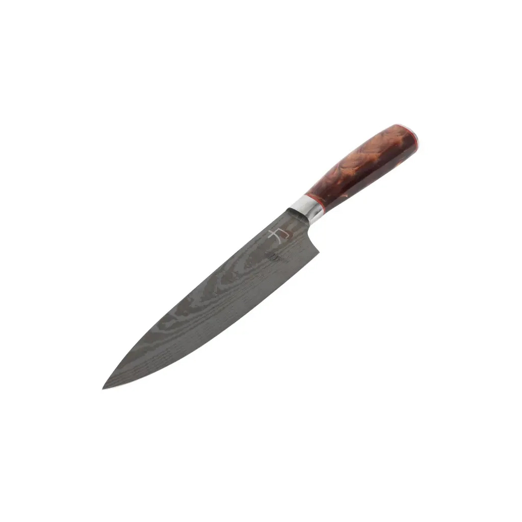 Кухонний ніж MasterPro Tetsu, 20 см, коричневий (BGMP-4126-BR) - зображення 2