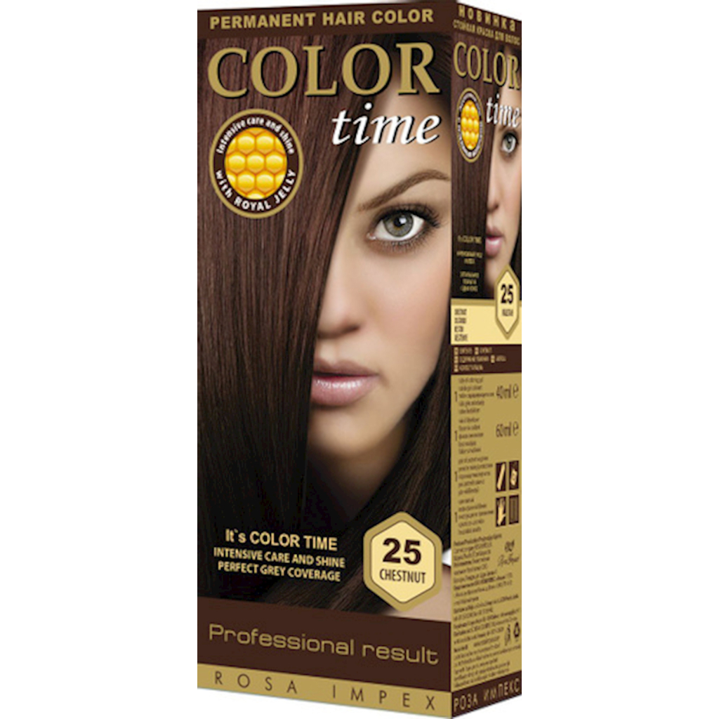 Фарба для волосся Color Time 25 - Каштан (3800010502528) - зображення 1
