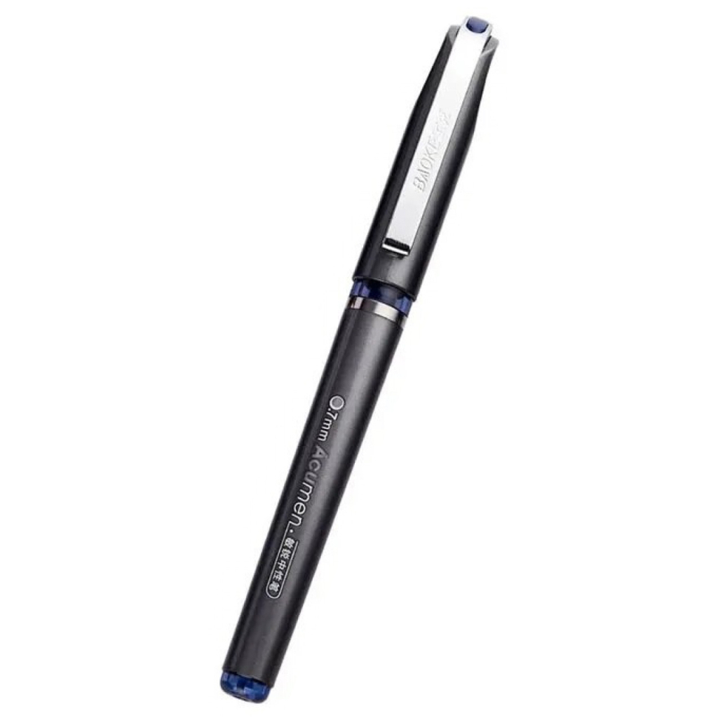 Ручка гелева Baoke Acumen 0.7 мм, синя (PEN-BAO-PC1588-BL) - зображення 1