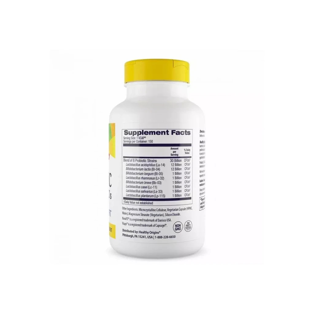 Пробіотики Healthy Origins 30 млрд КУО, Probiotic, 30 Billion, 150 вегетаріанських капсул (HO55518) - зображення 2