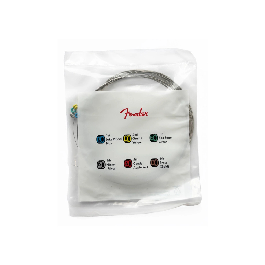 Струни для гітари Fender 150L Transparent Pack Pure Nickel (09-42) (301442) - зображення 1