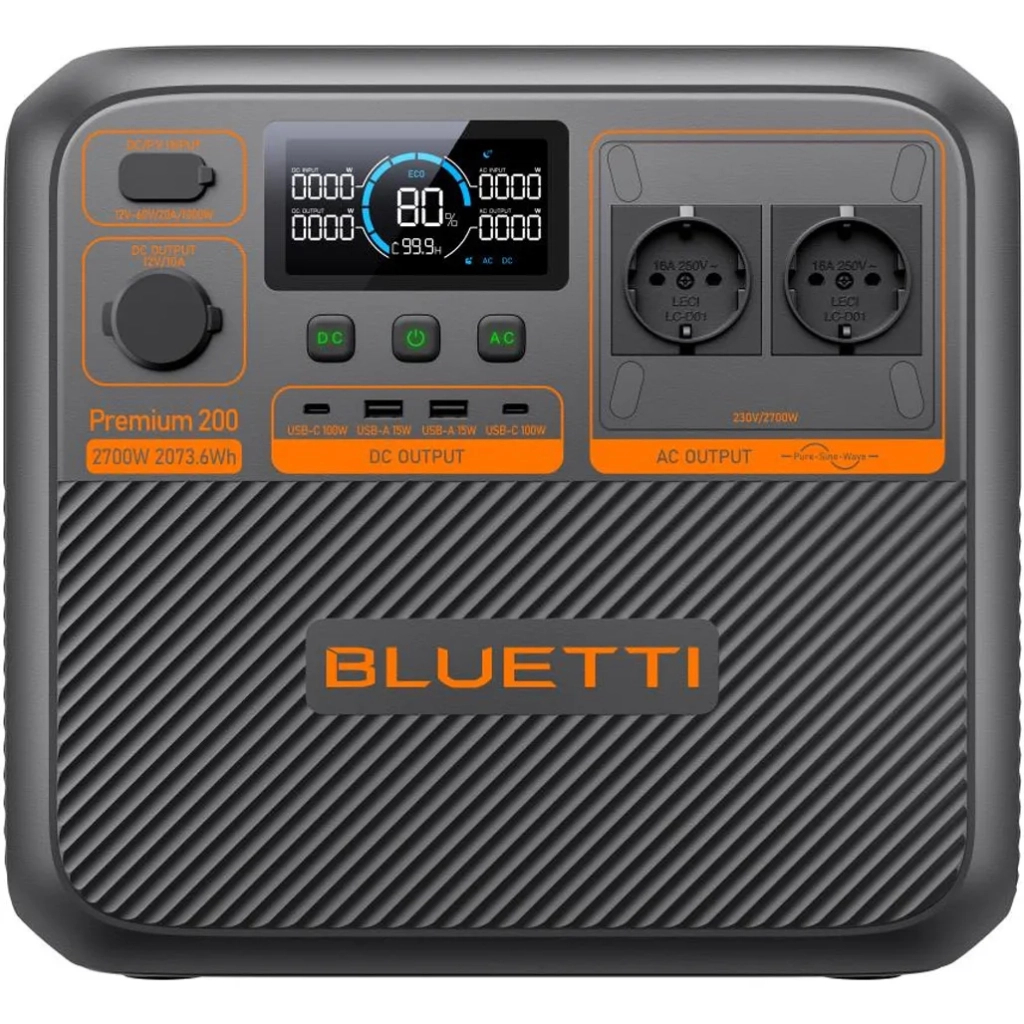 Зарядна станція BLUETTI PREMIUM 200 V2 2700W (PREMIUM 200 V2) - изображение 3