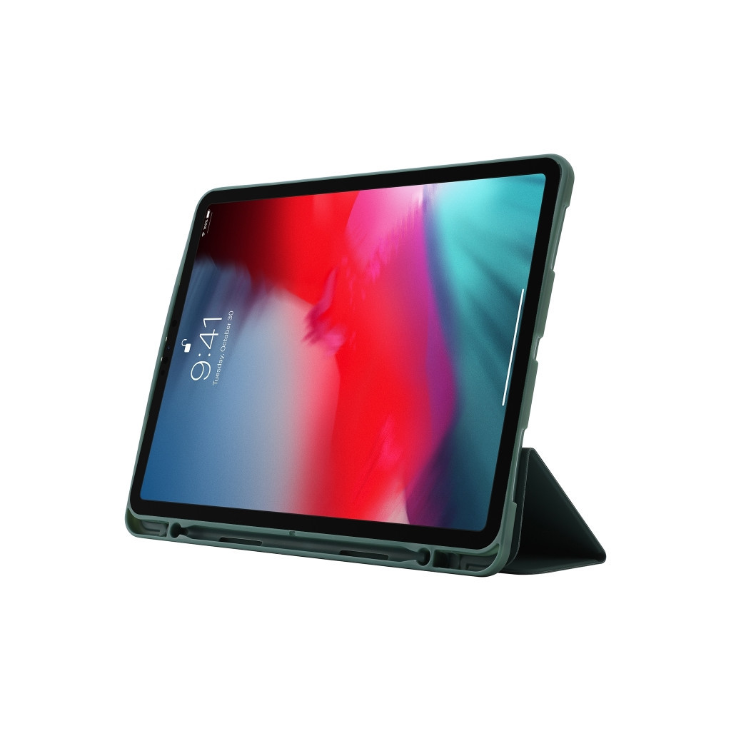 Чохол до планшета BeCover Tri Fold Hard TPU Apple iPad Air 13" M2/M3 (2024/2025) Dark Green (711467) - зображення 4