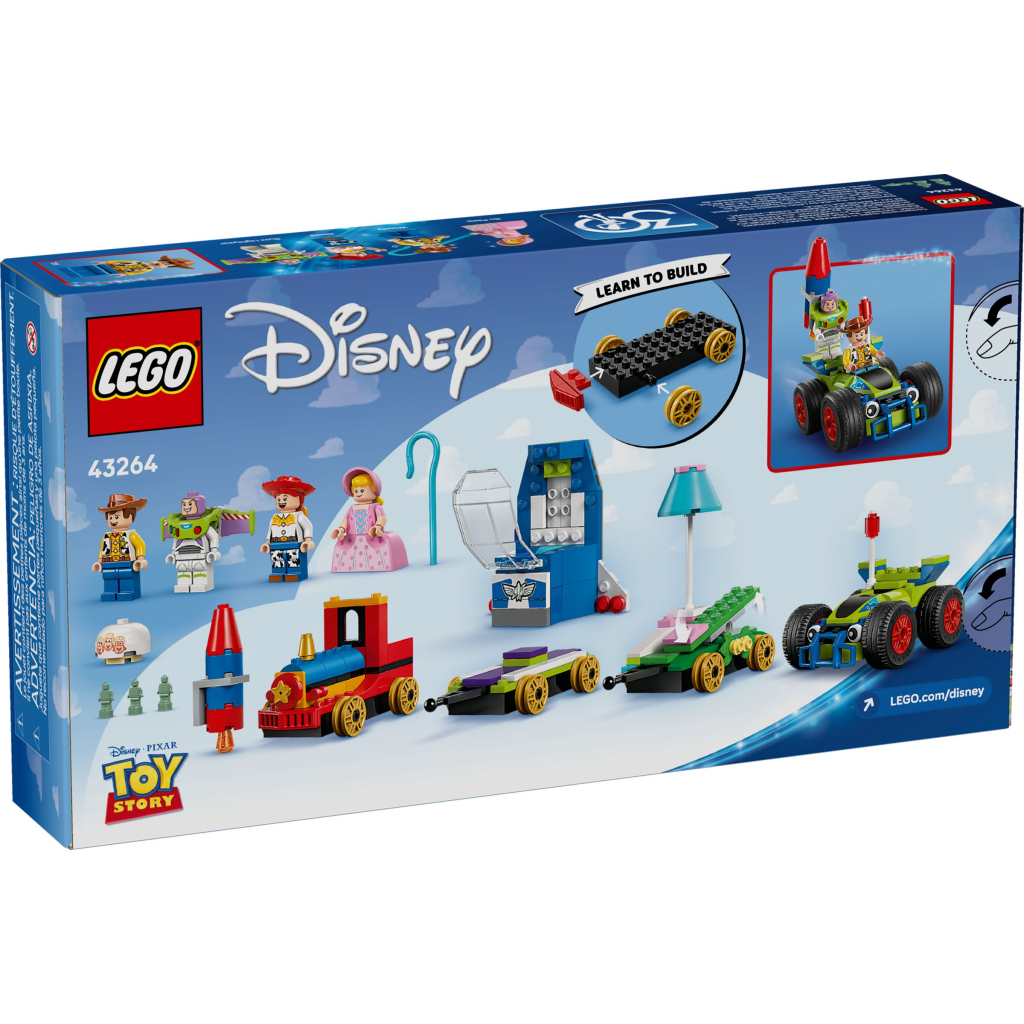 Конструктор LEGO Disney та Pixar Святкування з Історії іграшок: поїзд та авто для гонок (43264) - зображення 7