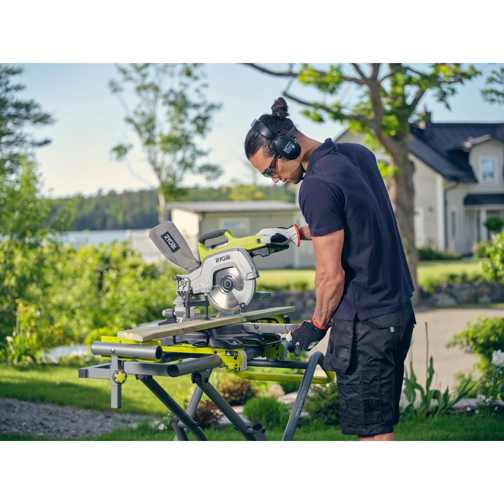 Торцювальна пила Ryobi ONE+ R18MS216-0 18V, 216мм, лазер (без АКБ та ЗП) (5133003597) - изображение 11