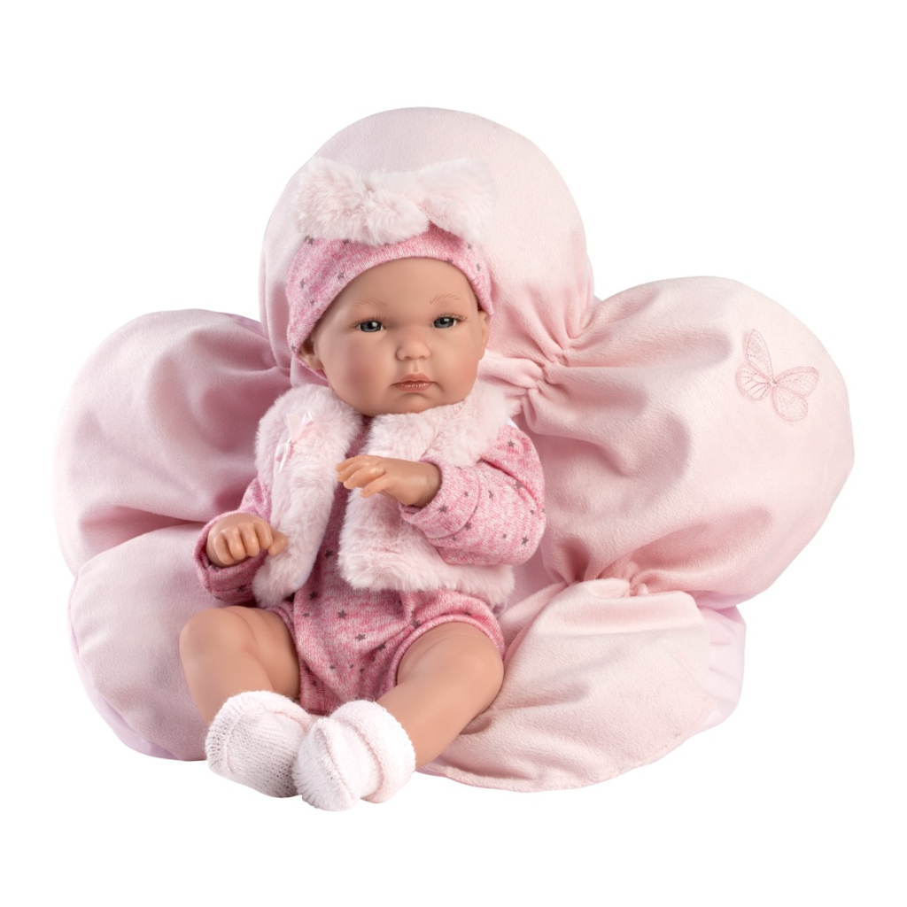 Пупс Llorens Bimba Con Cojin Rosa, 35 см (63592) - зображення 2