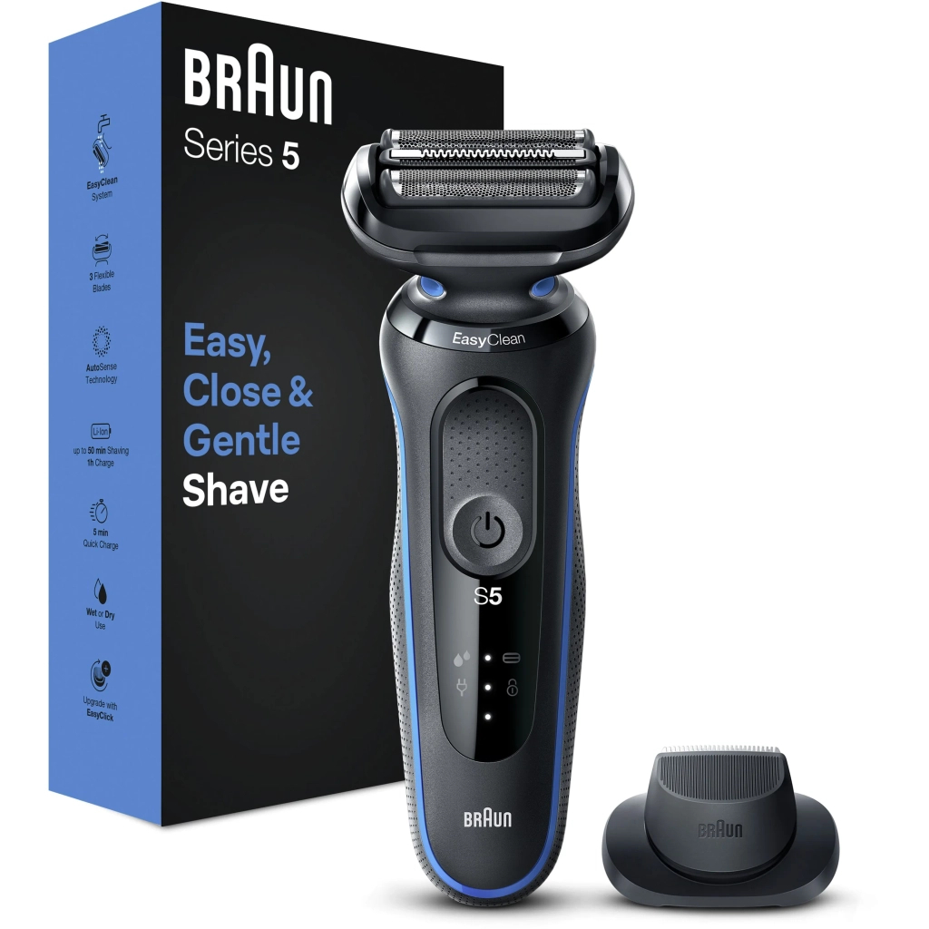 Електробритва Braun Series 5 51-B1200S BLUE - зображення 5