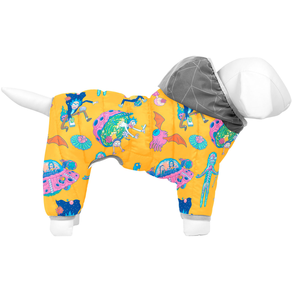 Комбінезон для тварин Collar WAUDOG Clothes "Рік і Морті 3" M47 В 69-72 см, С 41-44 см (5447-0282) - зображення 1