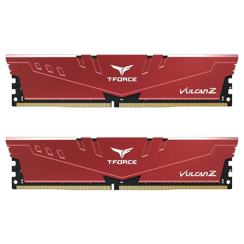 Модуль пам'яті для комп'ютера DDR4 16GB (2x8GB) 2666 MHz T-Force Vulcan Z Red Team (TLZRD416G2666C18H01) - зображення 1