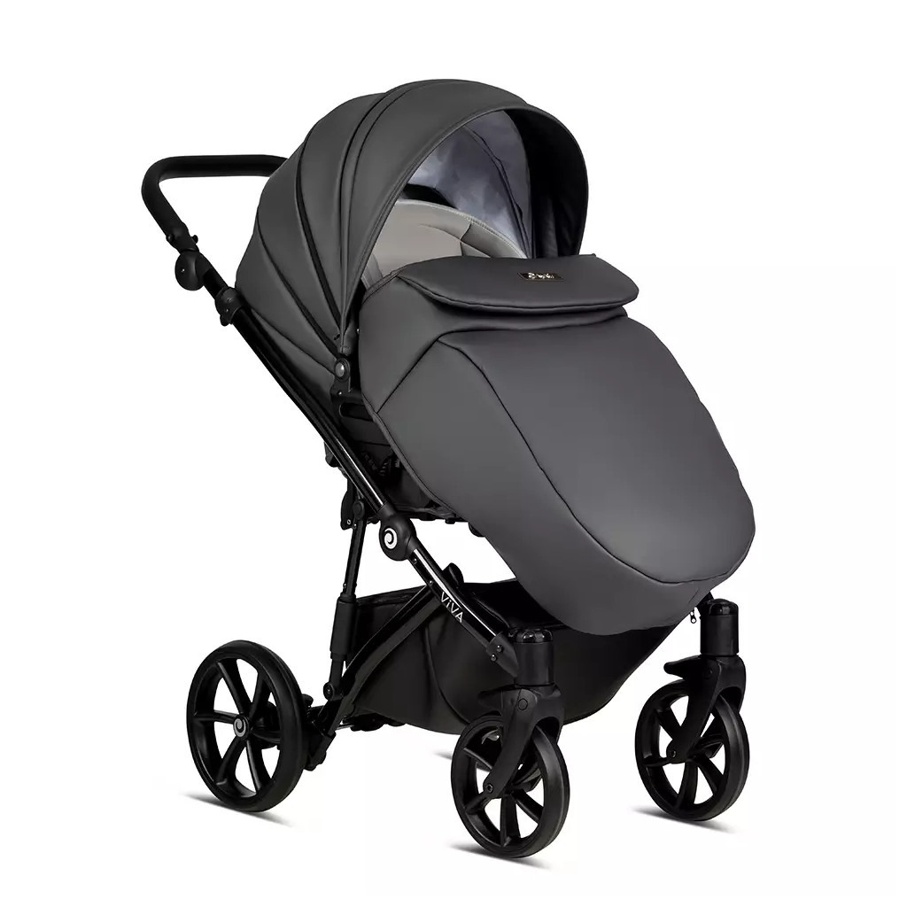 Коляска TUTIS 2 в 1 Viva Leather Shadow grey (1202087) - зображення 5