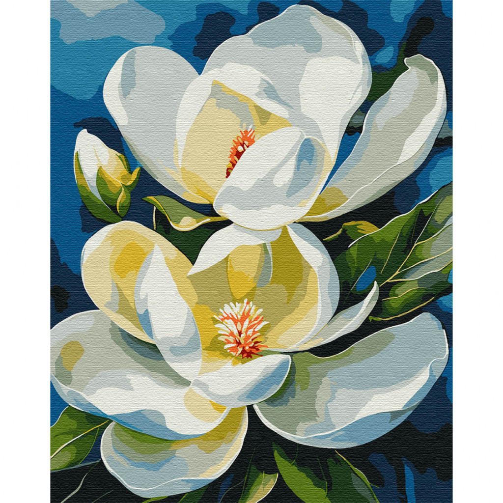 Картина по номерам Santi Біла магнолія 40х50 см (954770) - зображення 1