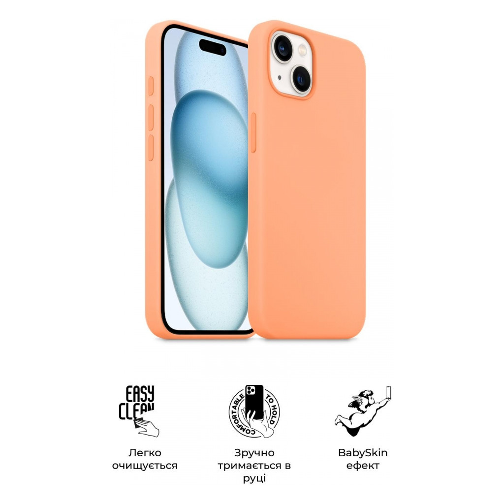 Чохол до мобільного телефона Armorstandart ICON2 MagSafe Apple iPhone 15 Plus Orange Sorbet (ARM72740) - зображення 3