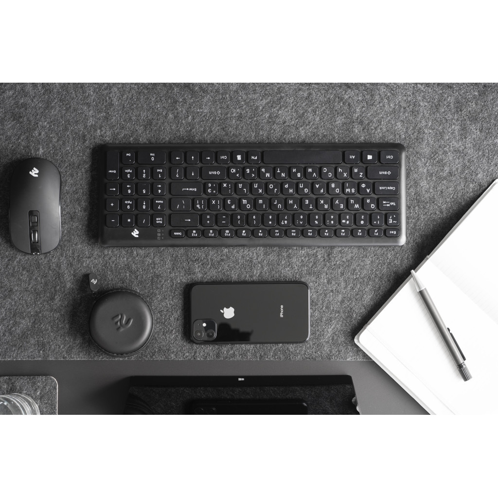 Клавіатура 2E KS230 Slim Wireless Black (2E-KS230WB) - зображення 10