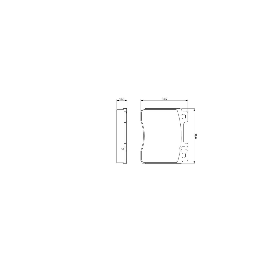 Гальмівні колодки Bosch 0 986 460 976 - зображення 1